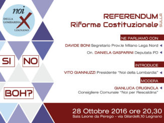 volantino - referendum sulla riforma costituzionale