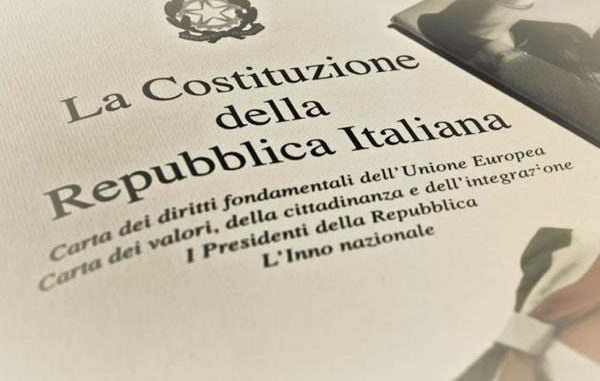 la costituzione della repubblica italiana